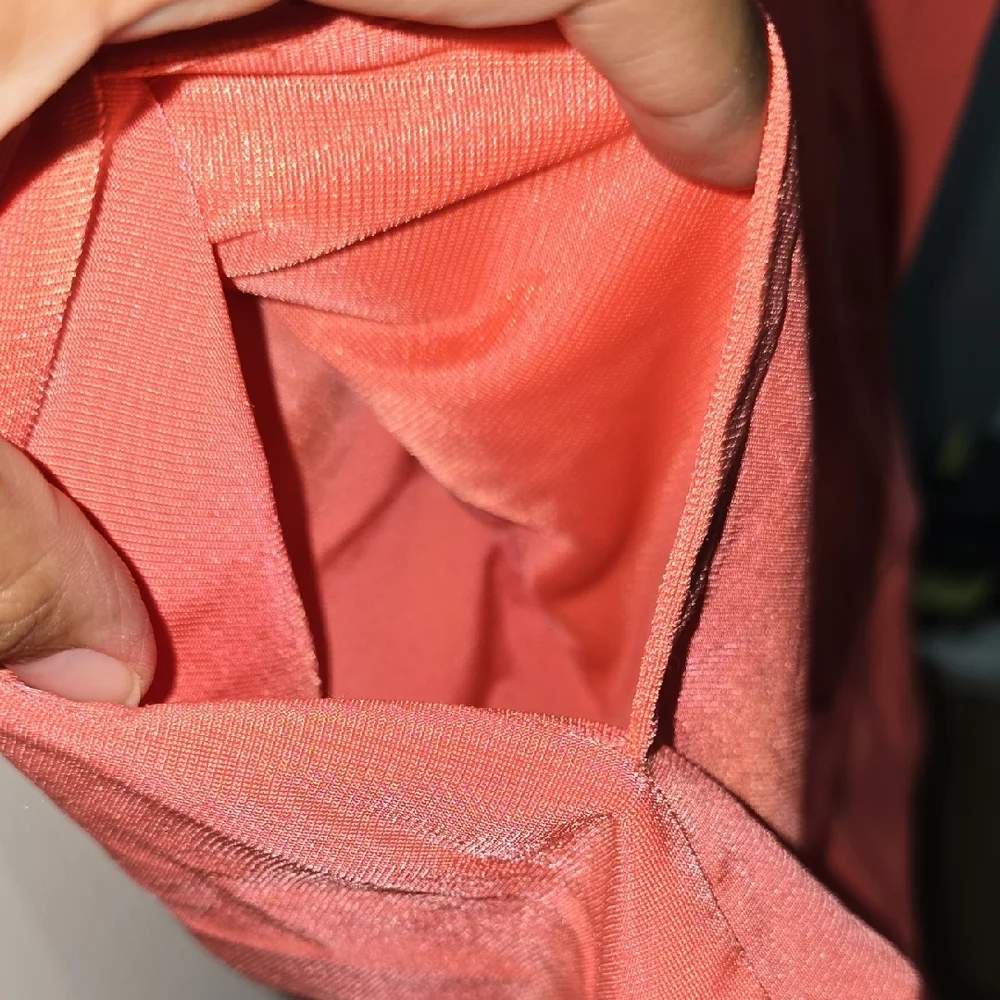 Adidas Pink/Coral Zip-Up Jacket with White Stripes Woman's Size XS - Picture 4 of 13